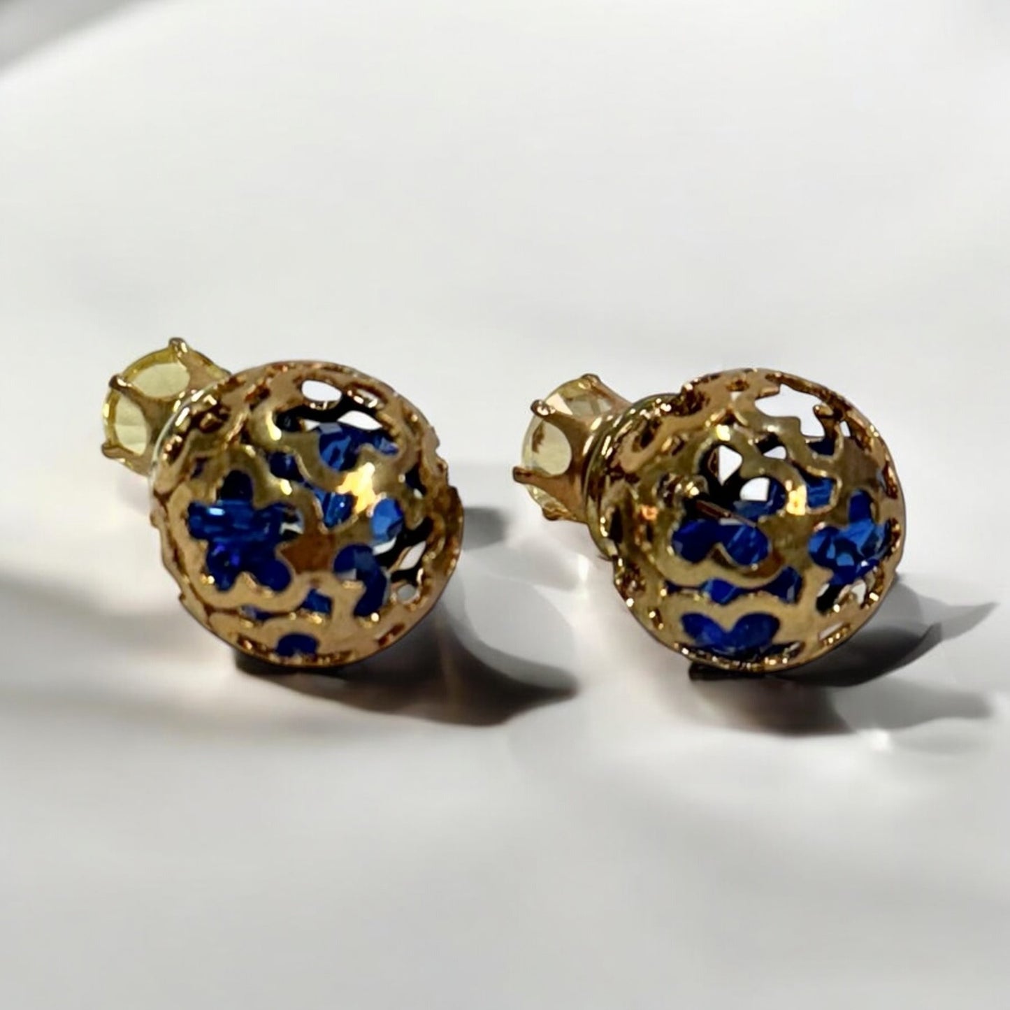 Pendientes Doble Esfera con Cristales