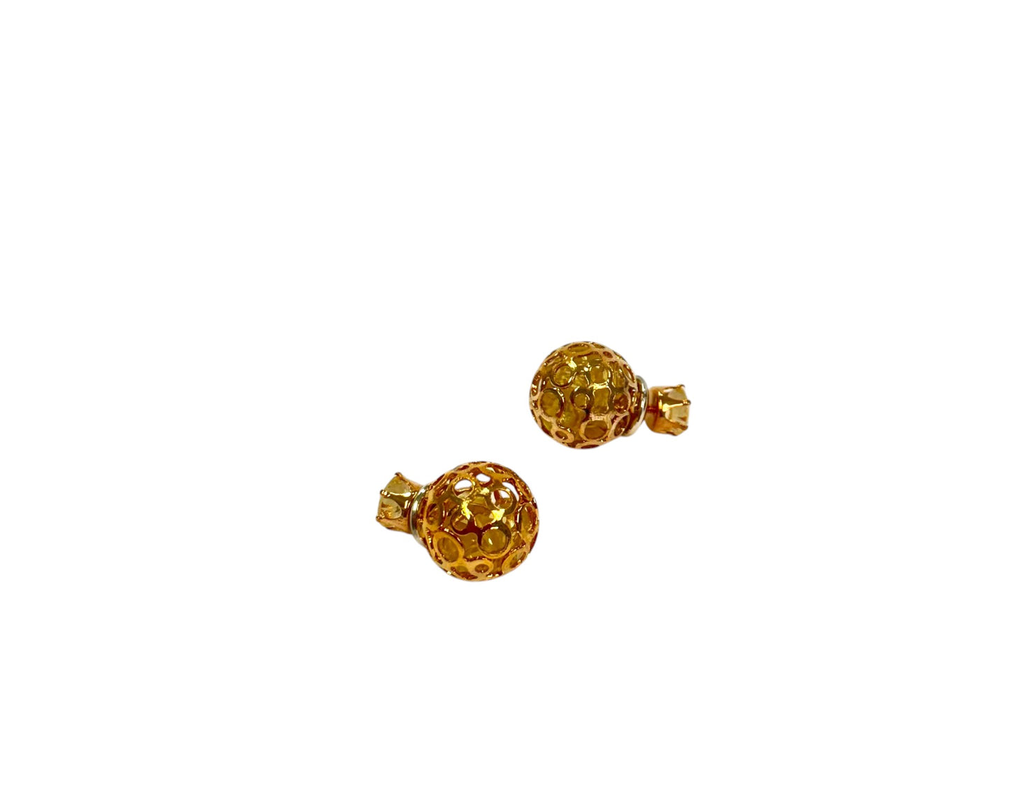 Pendientes Doble Esfera con Cristales