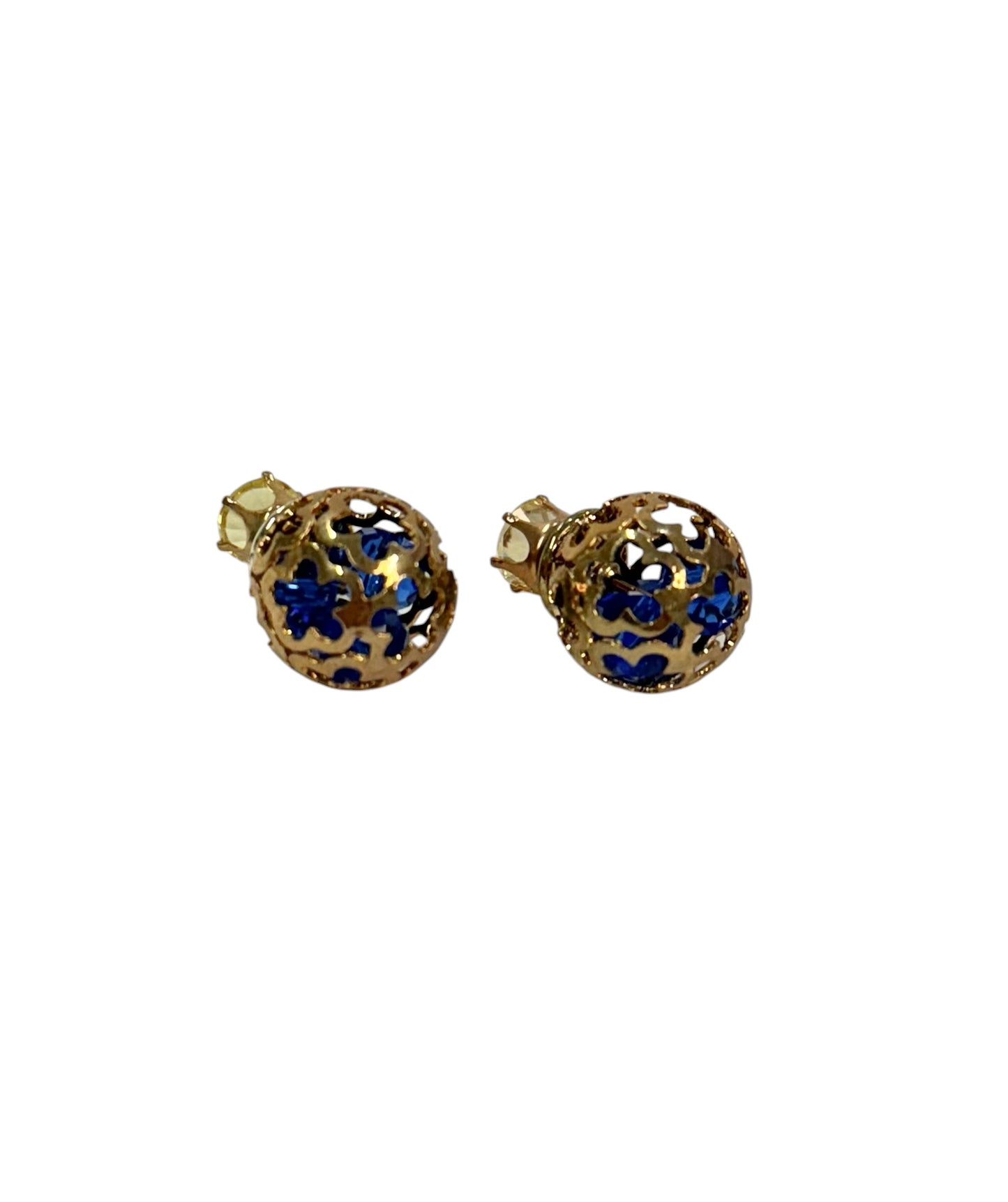 Pendientes Doble Esfera con Cristales