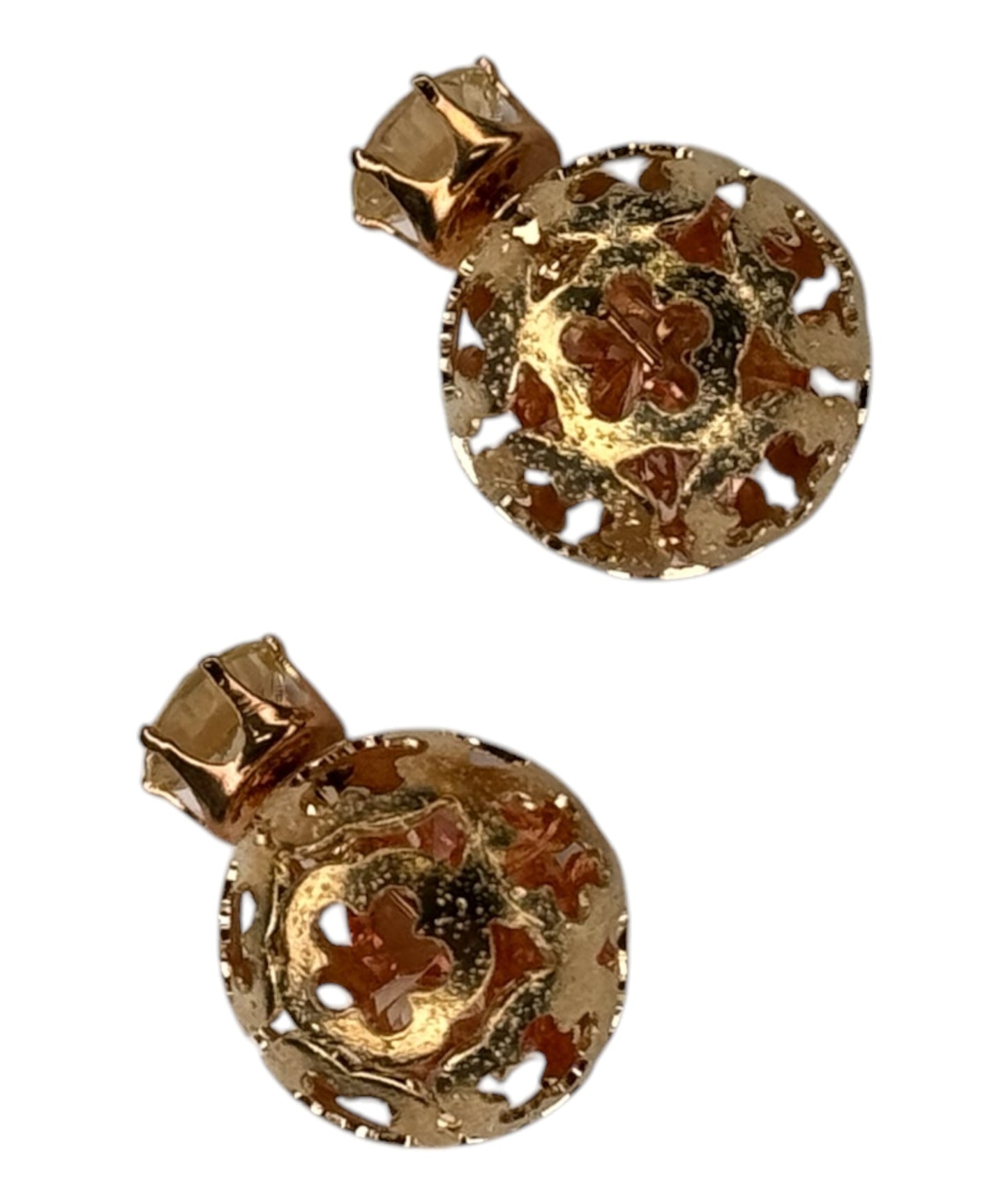Pendientes Doble Esfera con Cristales