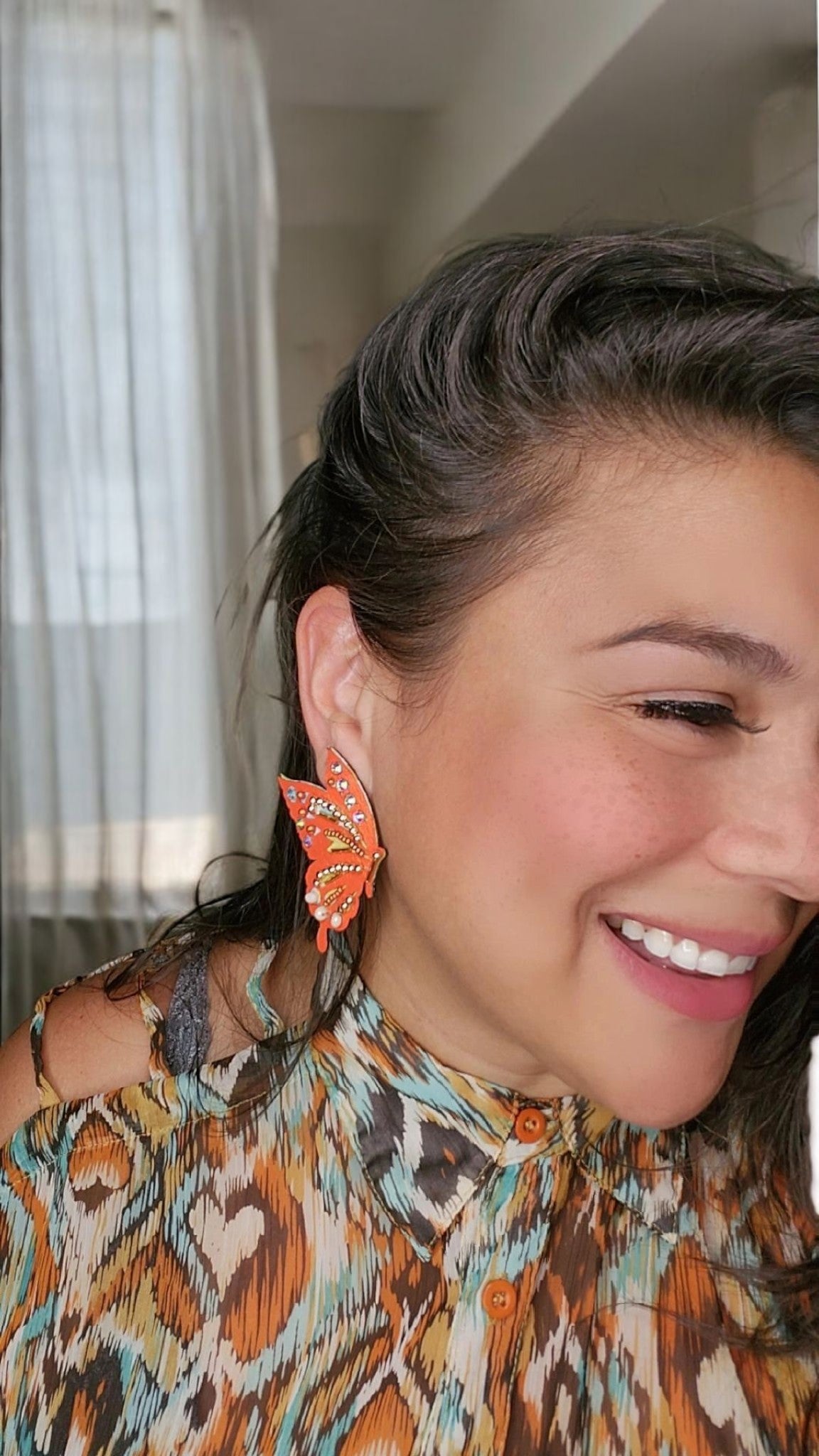 Maxi Aretes Mariposas de la Transformación