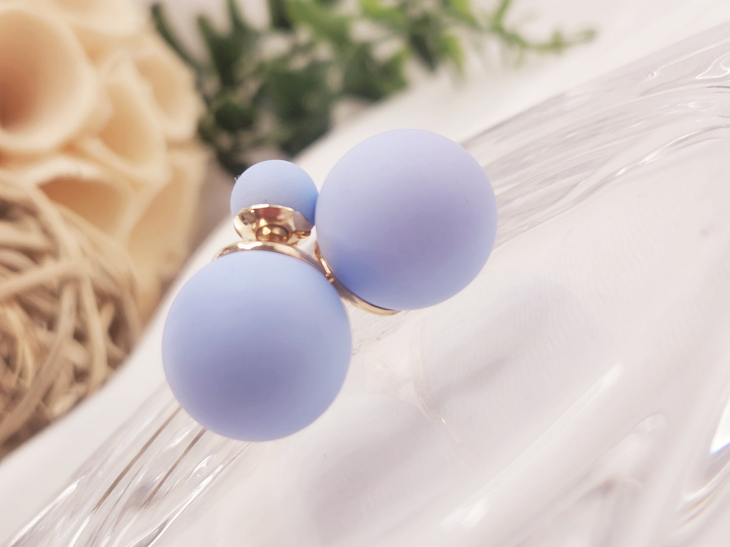 Pendientes de Doble Bola