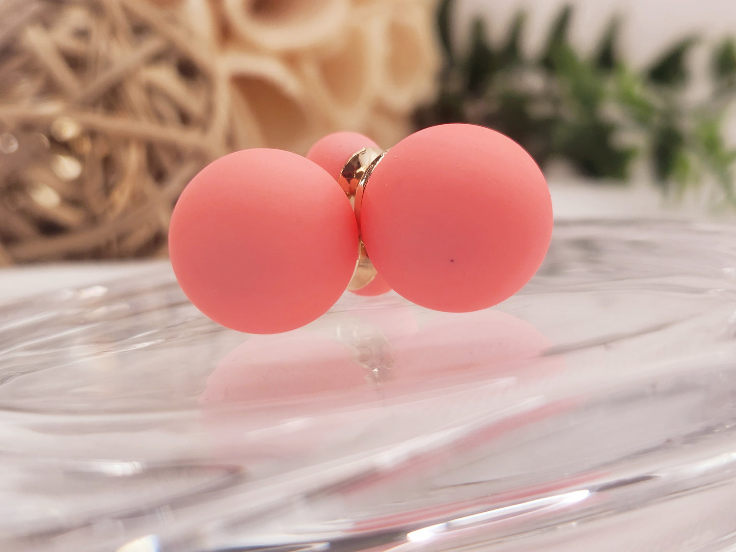 Pendientes de Doble Bola