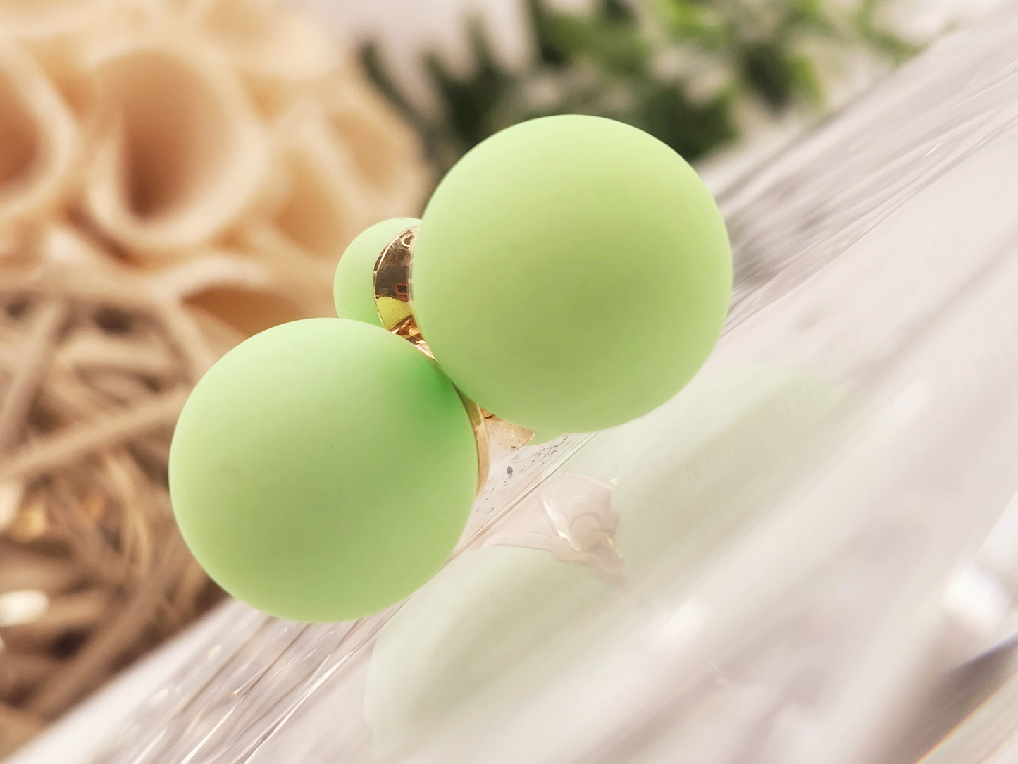Pendientes de Doble Bola