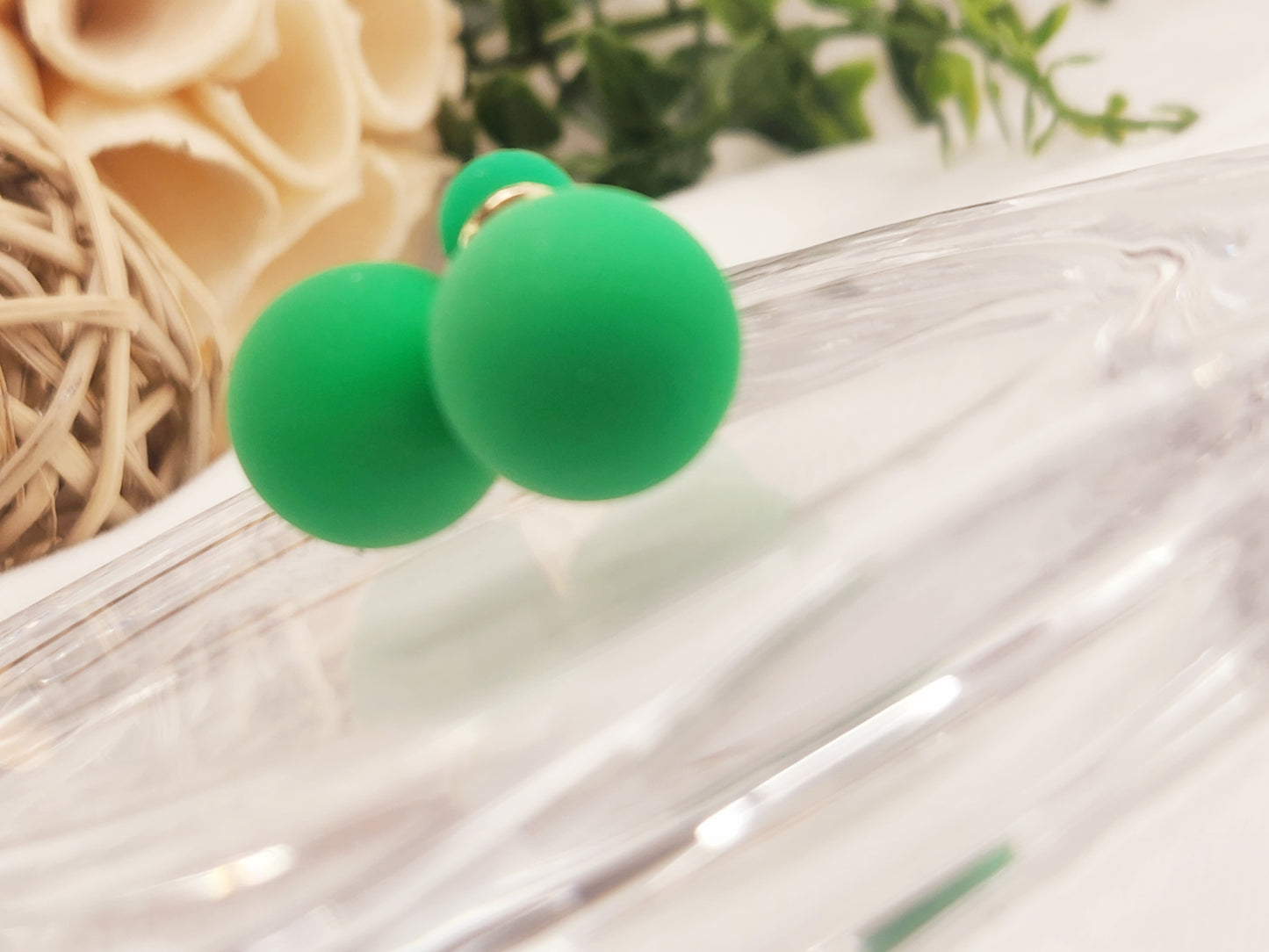 Pendientes de Doble Bola