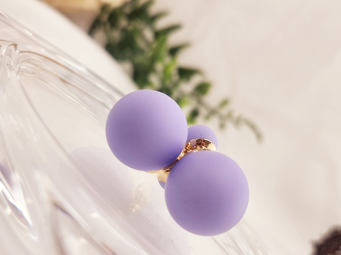 Pendientes de Doble Bola