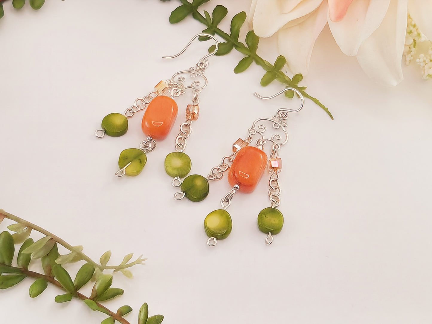 925 Silver Earrings "Gina"