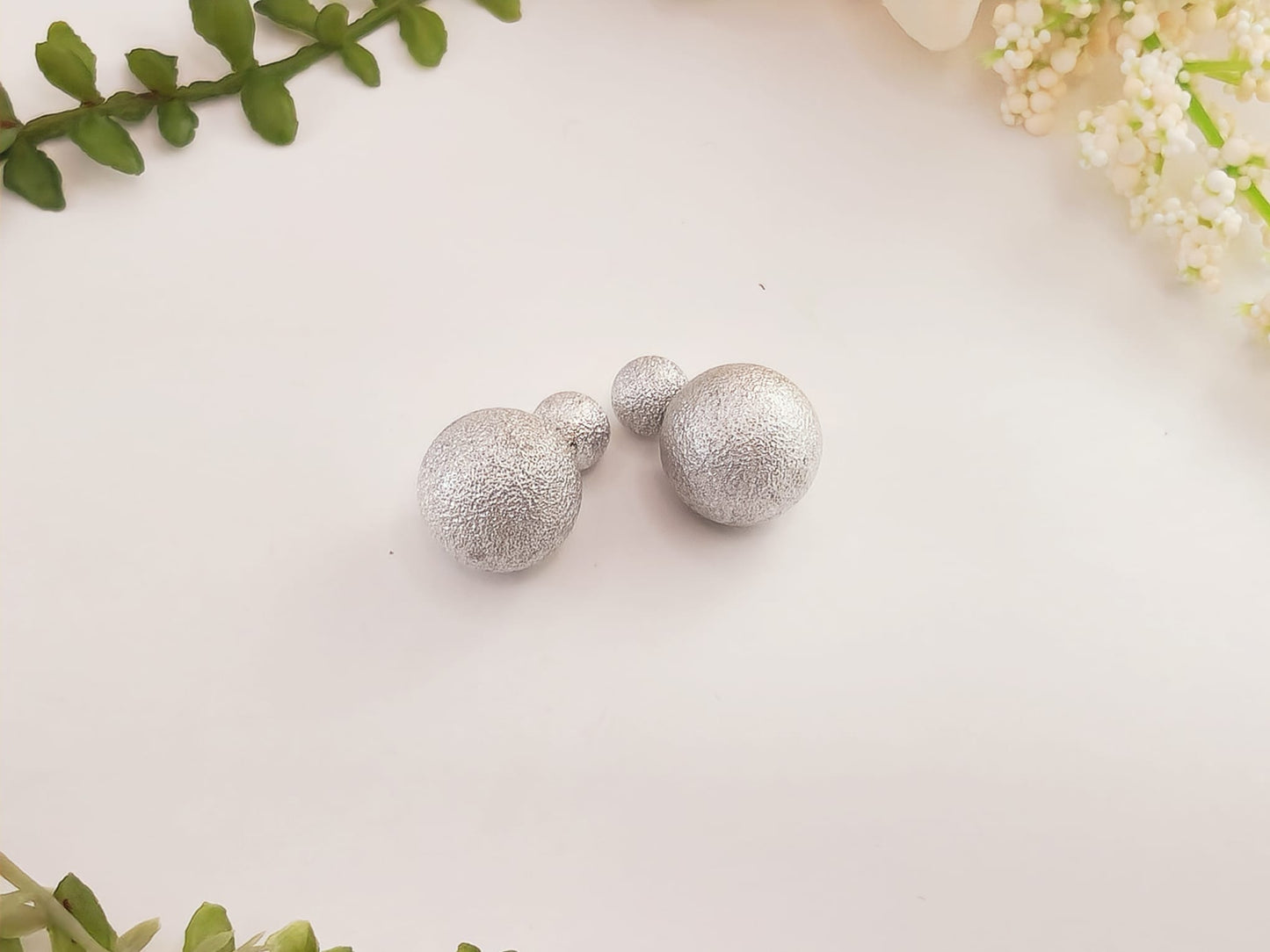 Pendientes de Doble Bola