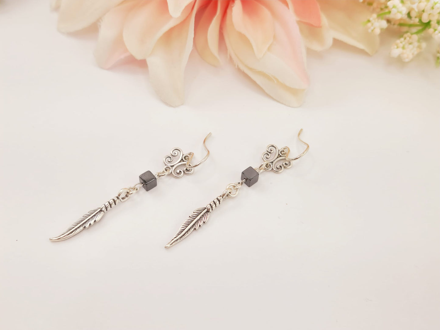 925 Silver Earrings "Amada"