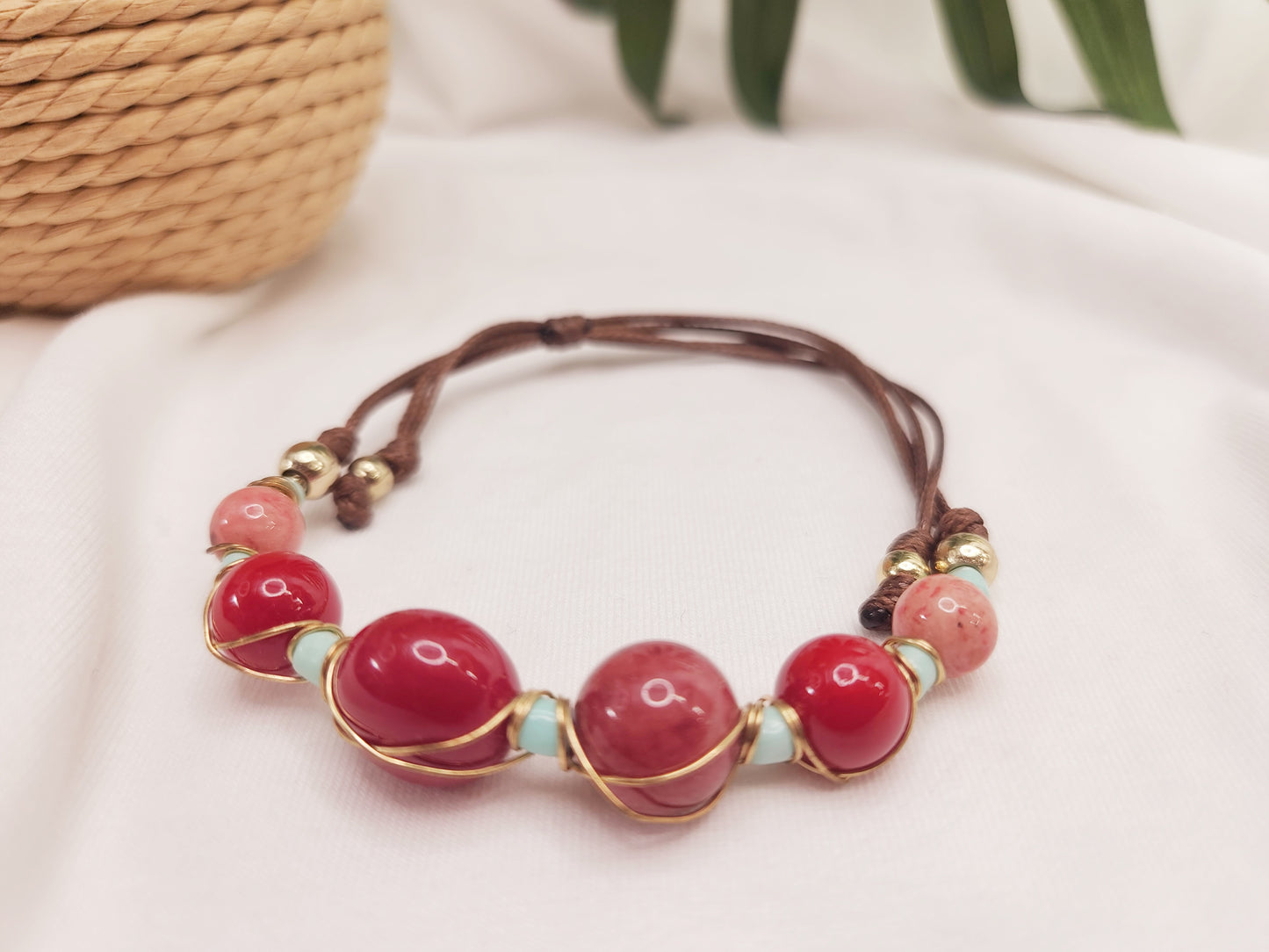 Ceramic Bead Bracelet