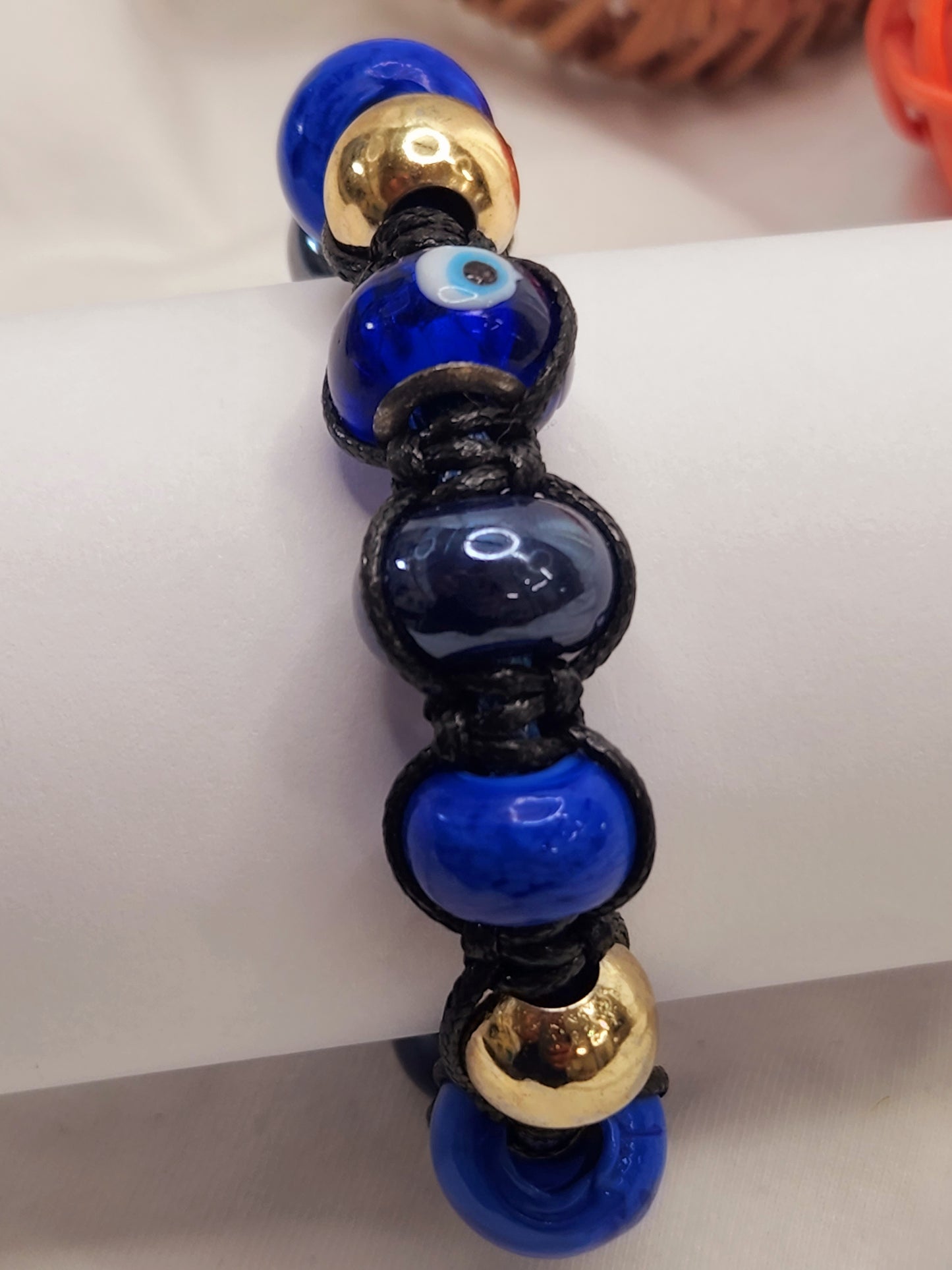 Large Ceramic Bead Bracelet