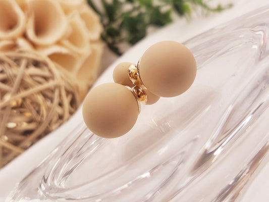 Double Pearl Earrings