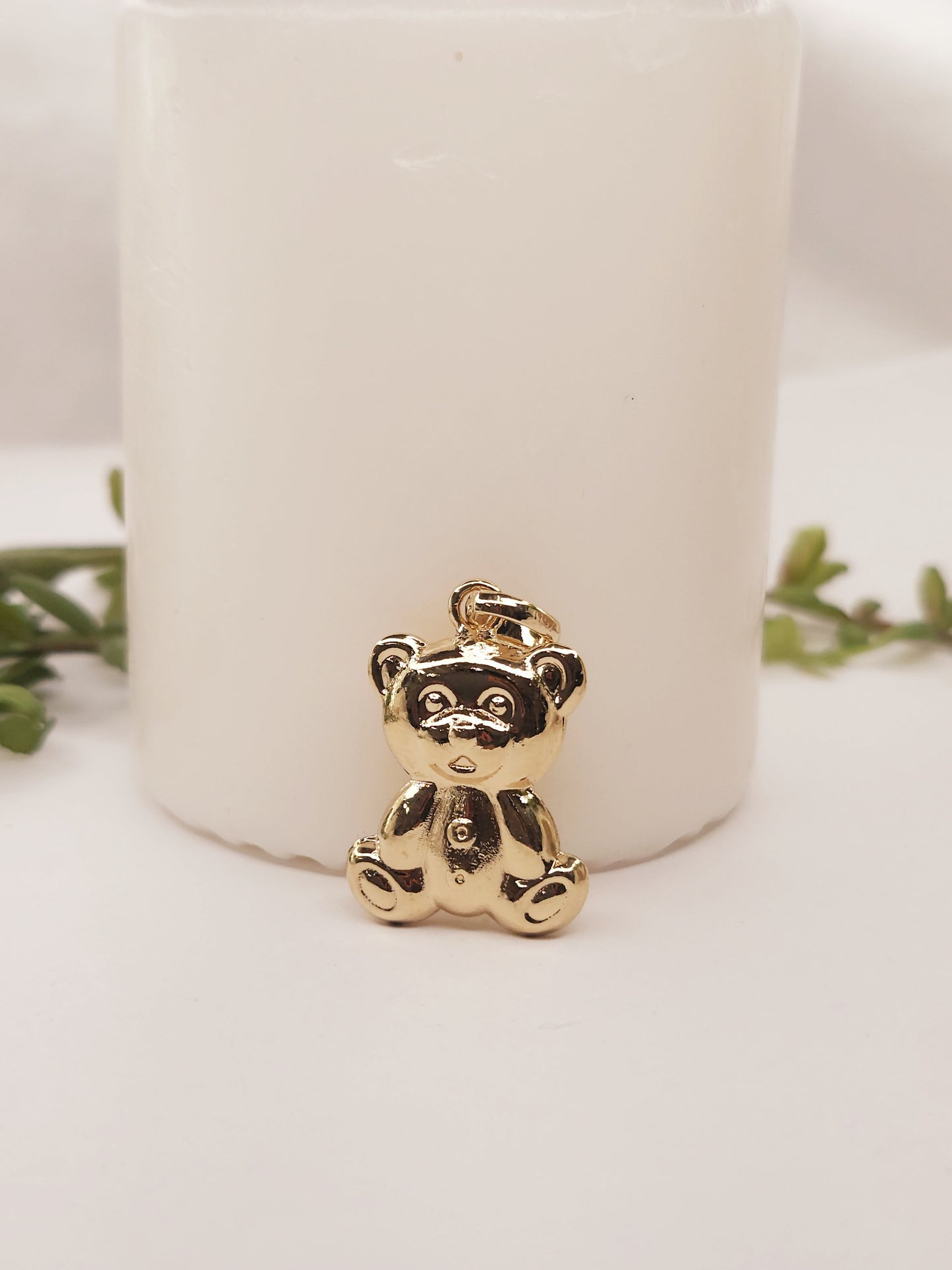 Gold Plated Pendant, Baby Bear