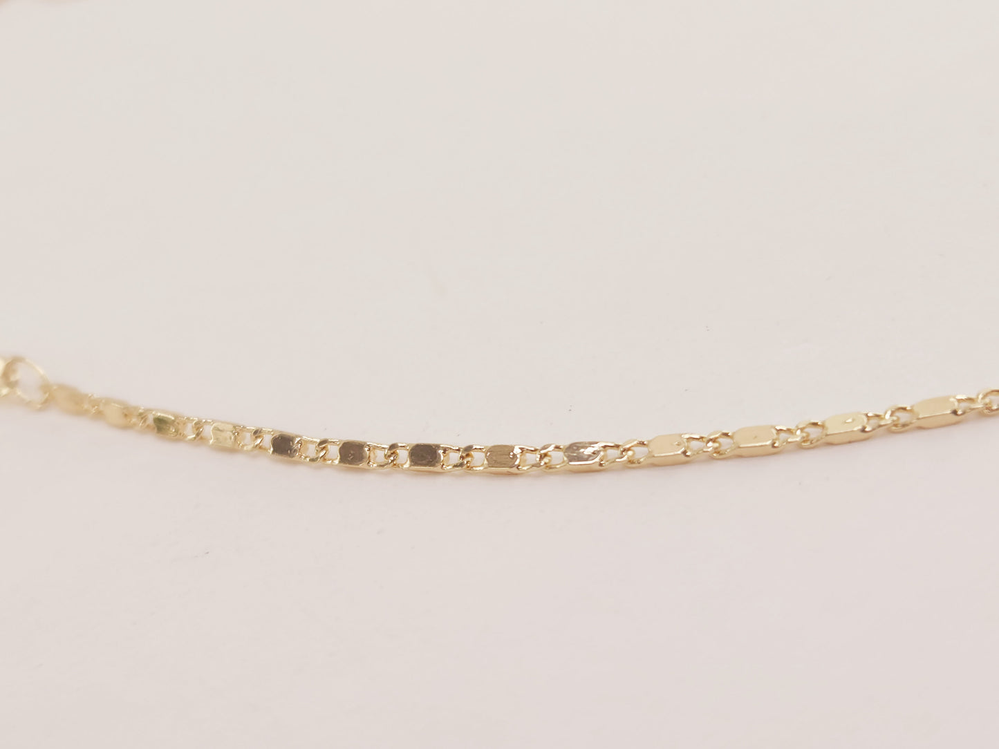 Valentino Woven Laminated Gold Chain 2mm Thick