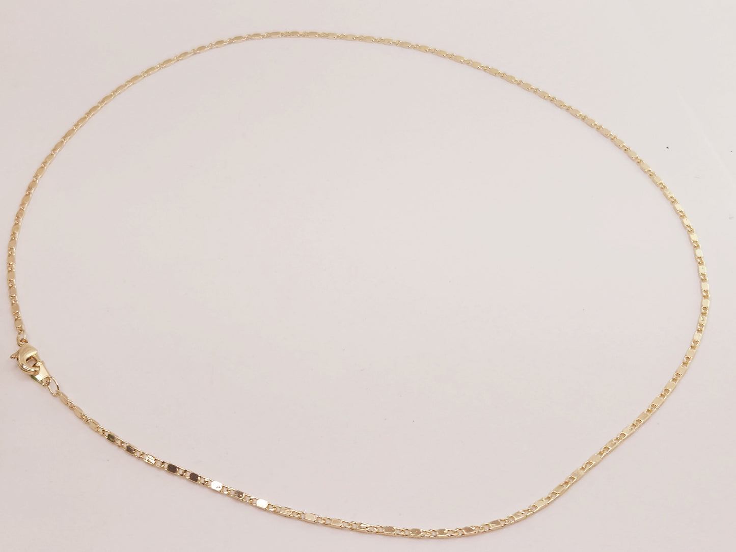 Valentino Woven Laminated Gold Chain 2mm Thick