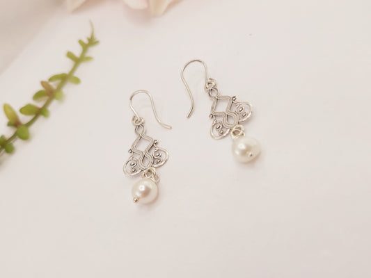 925 Silver Earrings "Clarisa"