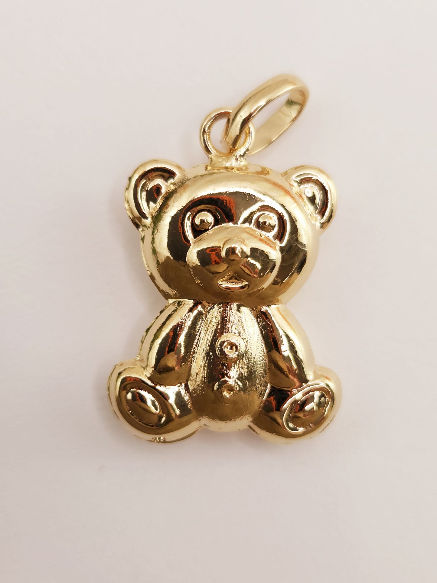 Gold Plated Pendant, Baby Bear