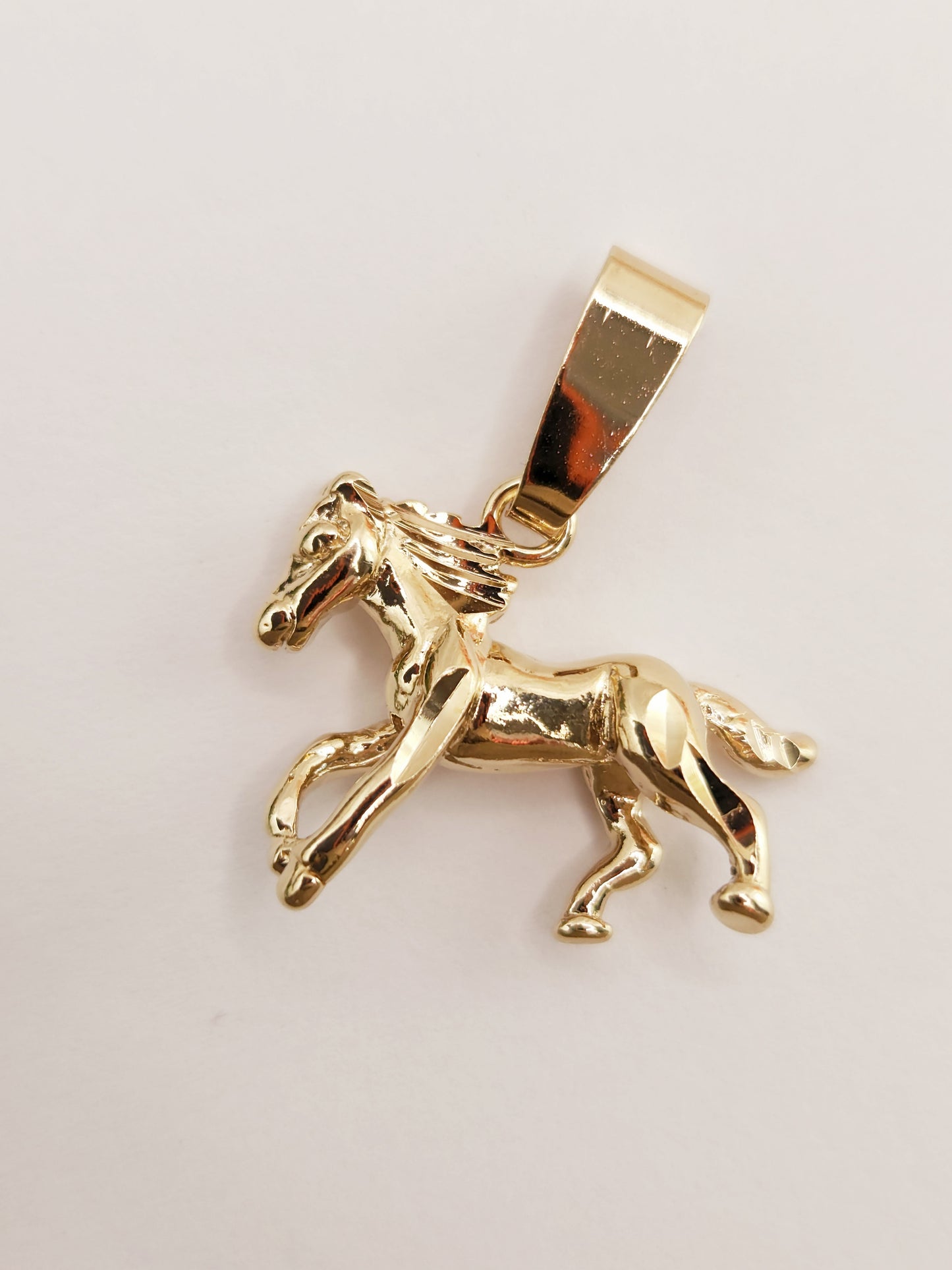 Gold Plated Horse Pendant