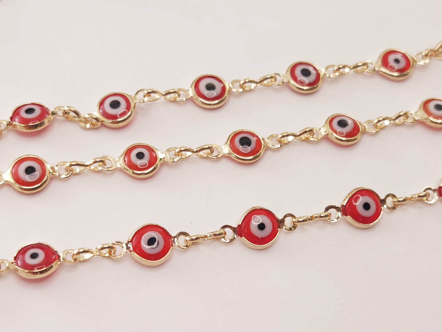 Pulsera de Oro Laminado  de Ojos